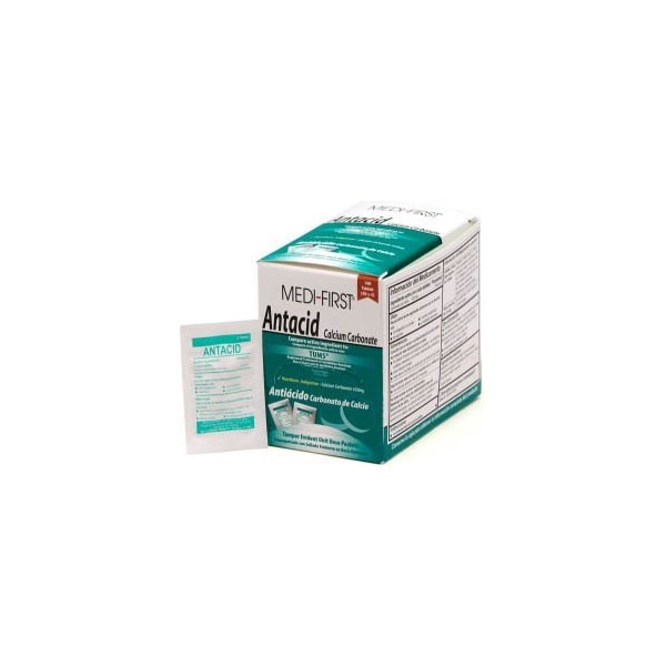 Medique Products Medi-First® Antacid Packs 2/Pack, 50 Pack/Box, 80233 80233